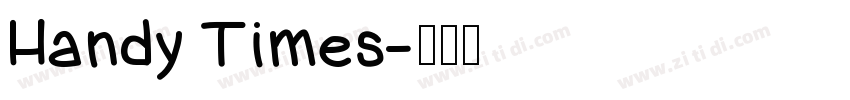 Handy Times字体转换